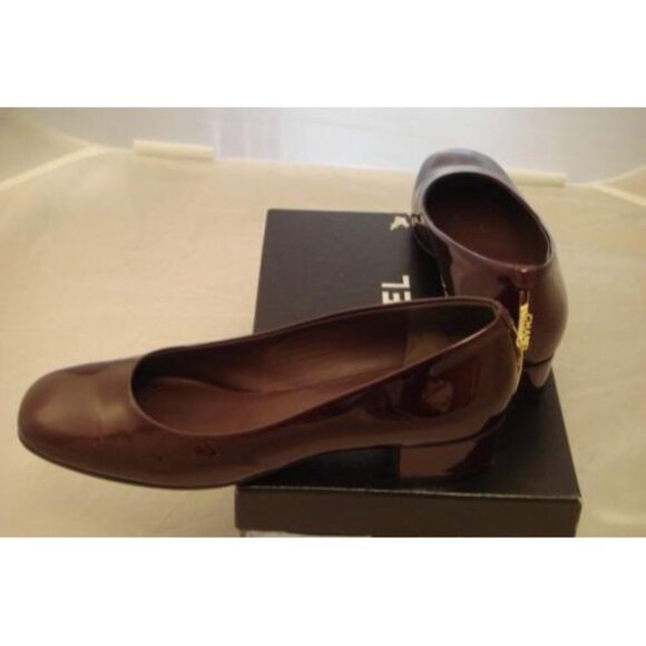 Chanel Patent Leather Ballet Shoes Flat Rare Vintage 41 EUR 11 US New In Box - Picture 4 of 16